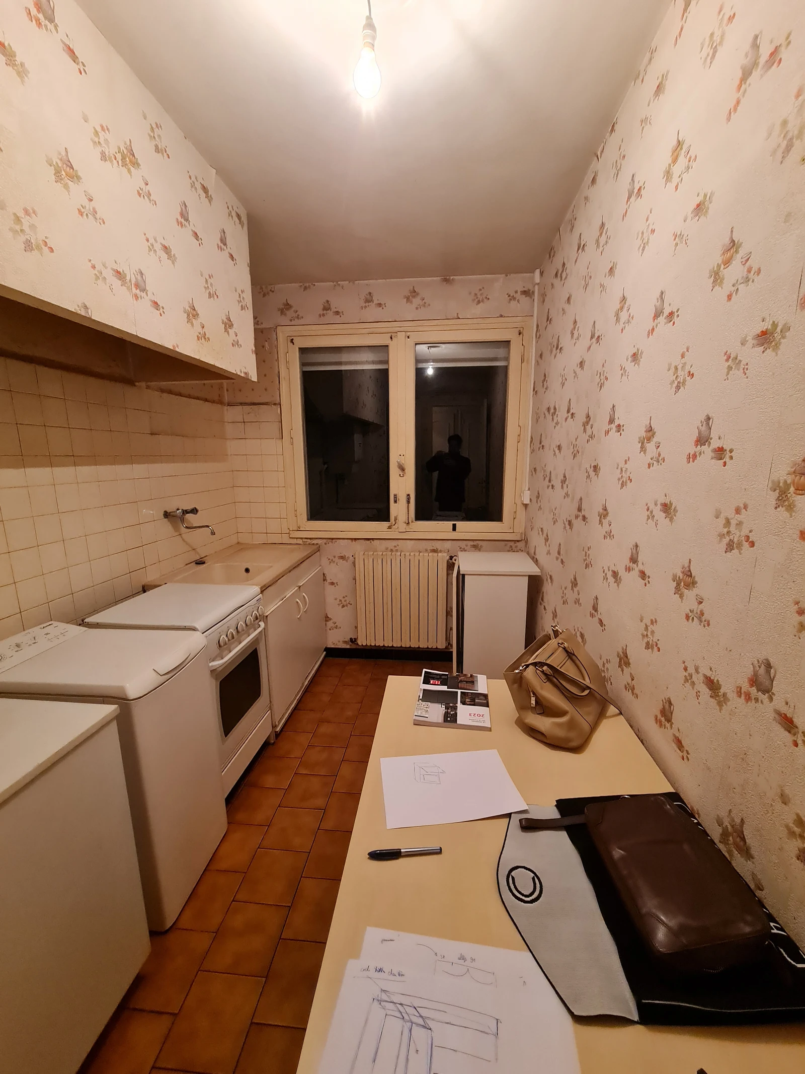 Cuisine Mme B. — Béziers 34 — état avant travaux